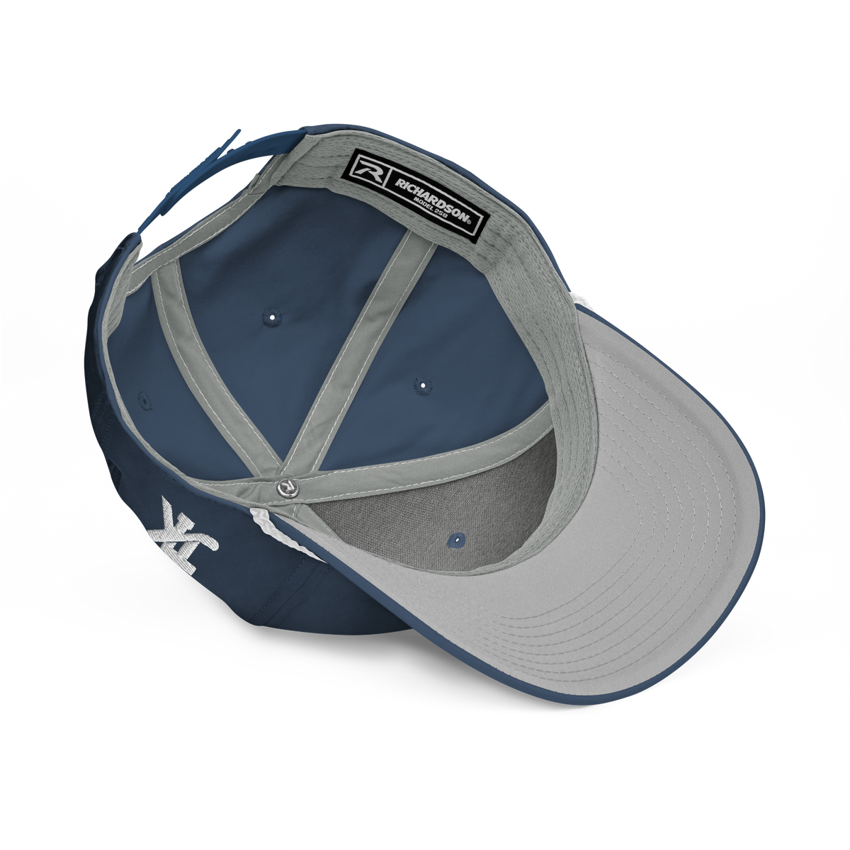 Classic Rope Embroidered Hockey 247 Snapback (Blue)